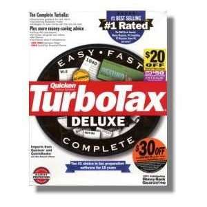  1998 Turbotax Deluxe Software Cdrom Software