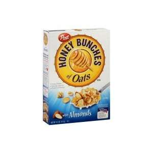 Post Honey Bunches of Oats, Almonds, 14.5 oz (Pack of 4)  