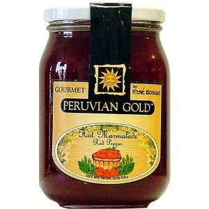 Peruvian Gold Red Pepper Hot Marmalade, 16 oz  Grocery 