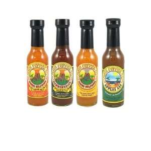  Tahiti Joes Maui Pepper Hot Sauces 4 Pack, 4/5oz 