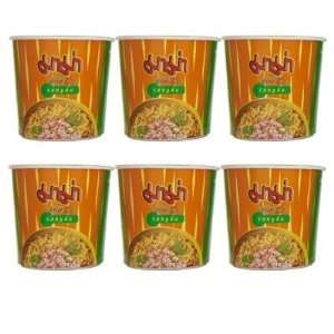 Mama Cup Instant Noodles Pork 42g. (Pack of 6)  Grocery 