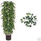 4ft Silk Ficus Wall Tree Topiary Artificial Fig Plant  