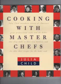 Cooking With Master Chefs Julia Child PBS TV 50 Recipes for Home Cook 