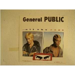   General Public Poster All The Rage The English Beat 