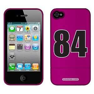  Number 84 on Verizon iPhone 4 Case by Coveroo  Players 