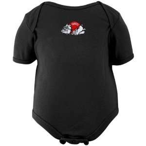 NCAA Gardner Webb Runnin Bulldogs Infant Black Logo Embroidered 