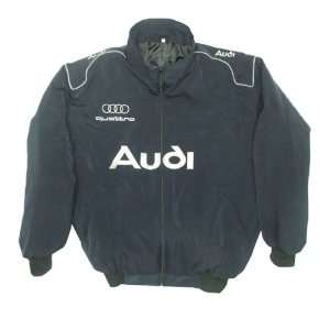 Audi Quattro Racing Jacket Navy Blue:  Sports & Outdoors
