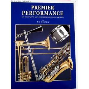    Premier Performance Baritone Bass Clef Book 1 Musical Instruments