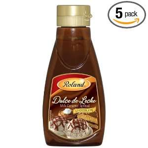   Chocolate in Squeeze Bottle, Dulce de Leche, 12.17 Ounce (Pack of 5