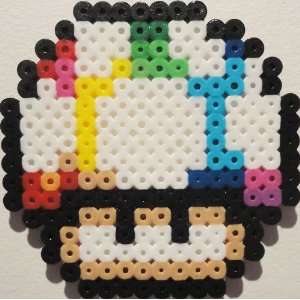  Rainbow Mushroom Bead Sprite 