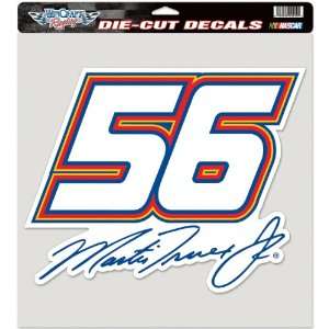  NASCAR Martin Truex Jr 12 by 12 Die Cut Decal: Sports 
