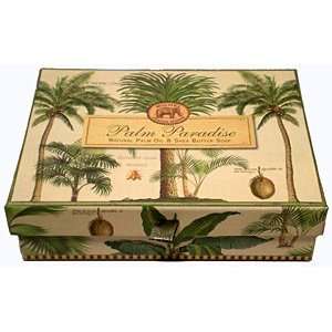  Michel Palm Paradise Grapefruit Ginger Soap Set Beauty