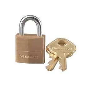  Master Lock #120KA 1A36 3/4 Solid Brass Padlock: Home 