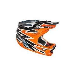 TROY LEE DESIGNS Troy Lee D3 Carbon Full Face Helmet Xlarge Zap Orange
