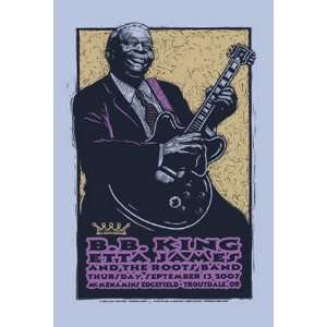  BB King 2007 Concert Poster