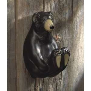Black Bear Wildlife home lodge cabin decor Utility Coat Hook:  