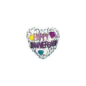   Festive Happy Anniversary Foil Balloon: Arts, Crafts & Sewing