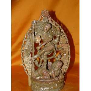   Shiva Idol Carved Murti Stone Sculpture India Art 8 Home & Kitchen