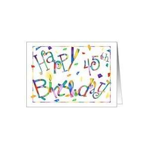  45 Years Old Funtastic Birthday Cards Card: Toys & Games
