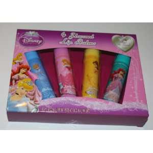    Disney Princess 4 Flavored Lip Balms: Health & Personal Care