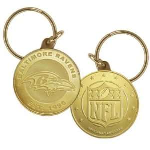 Baltimore Ravens Bronze Keychain
