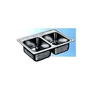  Pacemaker Double Bowl Bar Sink Elkay: Home Improvement