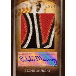   08 Topps EDDIE MURRAY Triple Threads Patch Auto /10: Sports & Outdoors