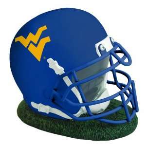  NCAA West Virginia Helmet Shaped Bank: Sports & Outdoors