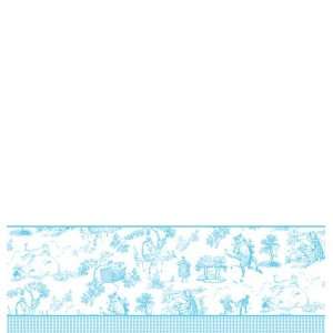  Nursery Toile   Boy Plastic Tablecover 54 X 108 (6pks Case 