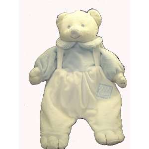   Super Soft Pajama Bag/Diaper Holder Blue Teddy Bear Lovie Banky: Baby