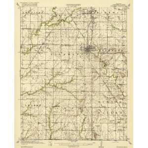  USGS TOPO MAP COLUMBUS KANSAS (KS) 1918: Home & Kitchen