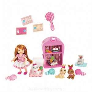    Barbie Kelly Luv Me 3 Bunny Triplets Treat Shop: Toys & Games