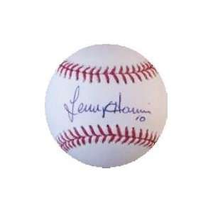  Lenny Harris autographed Baseball