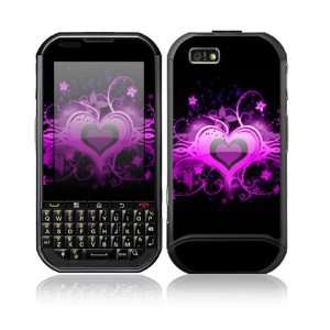 Glowing Love Heart Design Protective Skin Decal Sticker for Motorola 