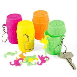  Monkey in a Barrel Key Chains (1 dz) Toys & Games