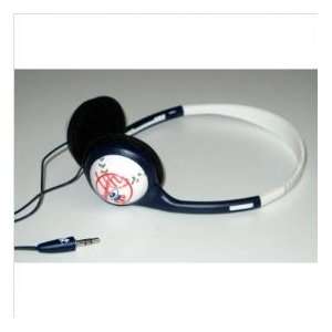   York Yankees Logo Baseball Over The Head Headphones: Sports & Outdoors