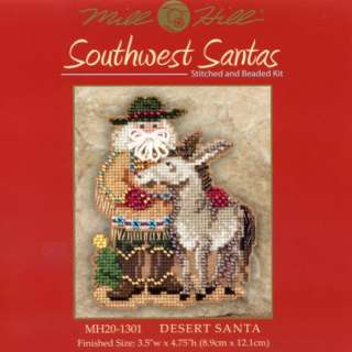 Desert Santa Beaded Ornament Kit Mill Hill 2011 Southwest Santas 