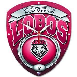    NCAA New Mexico Lobos High Definition Clock