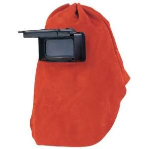  Leather Welding Hood With 2 X 4 1/4 Lift Front