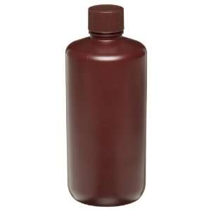 Wheaton 209129 HDPE Leak Resistant Narrow Mouth Bottle, 16oz With 28 