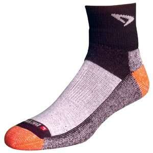  Drymax® Trail Run 1/4 Crew Black/Orange Sports 