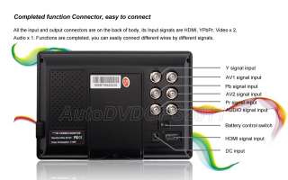 LILLIPUT 7 668GL 70NP/H/Y LCD Field HD Monitor HDMI YPbPr DSLR 