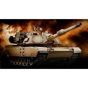   Tank Pro Series 1/24 M1A2 Abrams Desert Battle Tank RTR Toys & Games