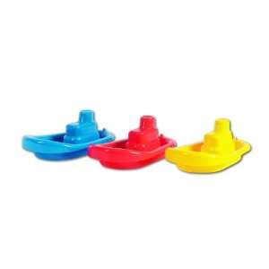   Toys: Collection of 3 Stacking Boats for the Tub Bath Toy Boat: Baby