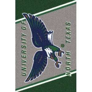  North Texas Mean Green NCAA Spirit Area Rug by Milliken: 3 