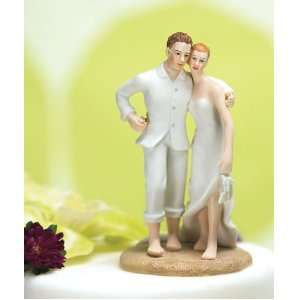  Wedding Favors Beach Bride and Groom Cake Topper 