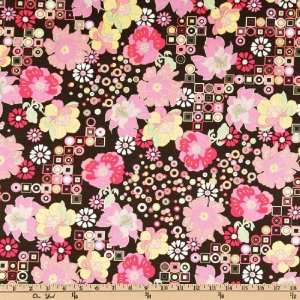  45 Wide Rhumba Garden Brown Fabric By The Yard: Arts 