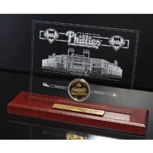  BSS   Citizens Bank Park 24KT Gold Etched Acrylic 