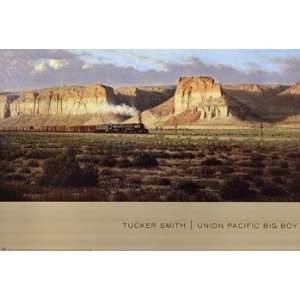   Union Pacific Big Boy   Poster by Tucker Smith (36x24): Home & Kitchen