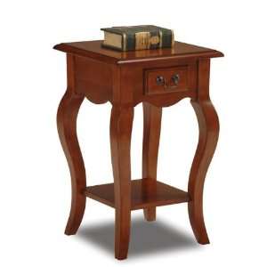  Favorite Finds Brown Cherry Finish Square Side Table: Home 